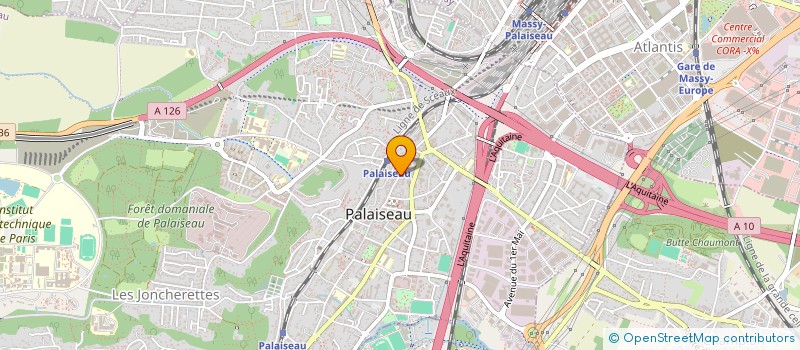 localisation de l'entreprise LEOTY 2 à PALAISEAU