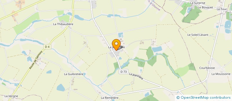 localisation de l'entreprise LEOUISE à NIEUL-LE-DOLENT
