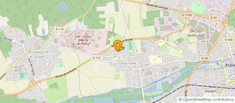 localisation de l'entreprise LEOVAL  OLLAINVILLE