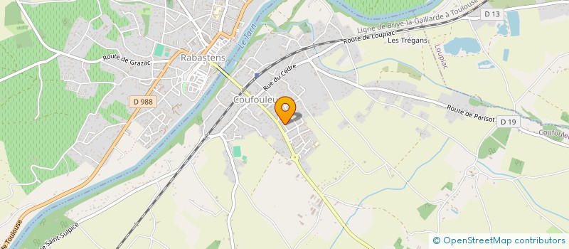 localisation de l'entreprise LEOVEGA  COUFOULEUX