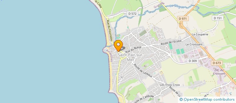 localisation de l'entreprise LEOVIC  SAINT-PAIR-SUR-MER