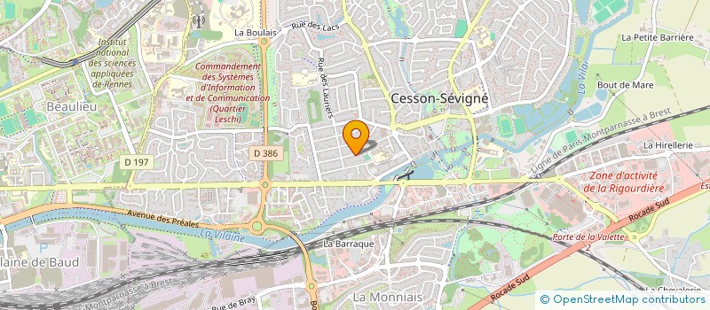 localisation de l'entreprise LEOVICMAR IMMO à CESSON-SEVIGNE