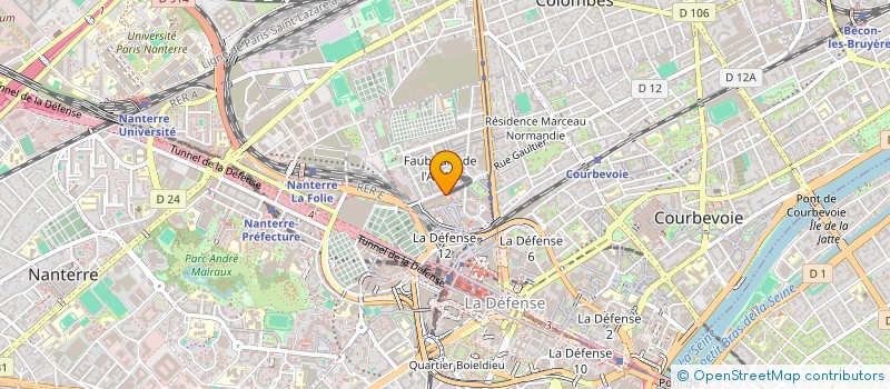 localisation de l'entreprise LEOVOLLEY  COURBEVOIE