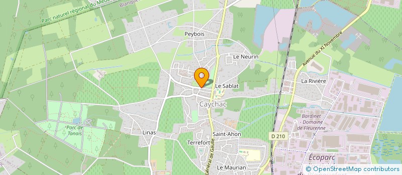 localisation de l'entreprise LEOWN à BLANQUEFORT