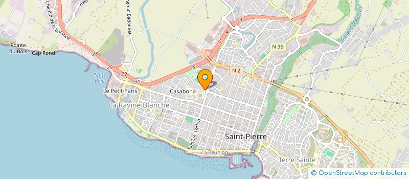 localisation de l'entreprise LEOXA à SAINT-PIERRE