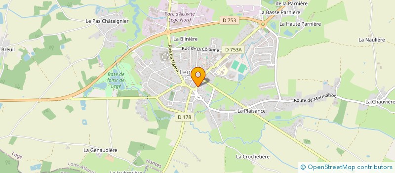 localisation de l'entreprise LEP AGRICOLE à LEGE