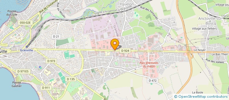 localisation de l'entreprise LEP AUTO  YQUELON