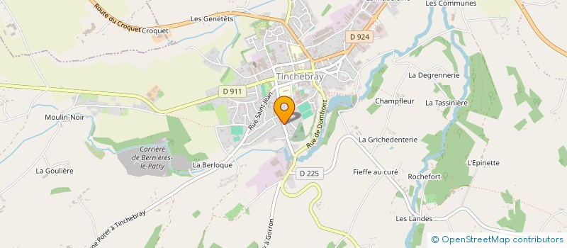 localisation de l'entreprise LEP FINANCES à TINCHEBRAY-BOCAGE
