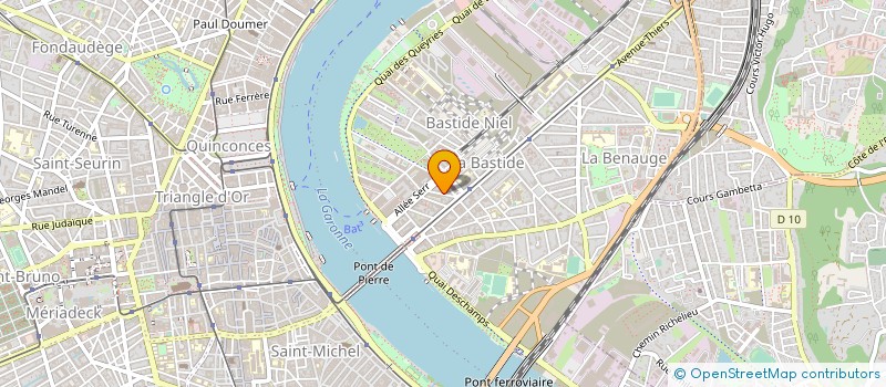 localisation de l'entreprise LEP LA RUCHE à BORDEAUX