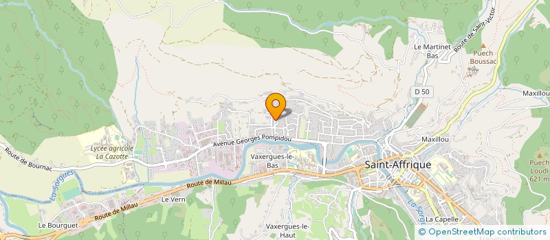 localisation de l'entreprise LEPAC  SAINT-AFFRIQUE