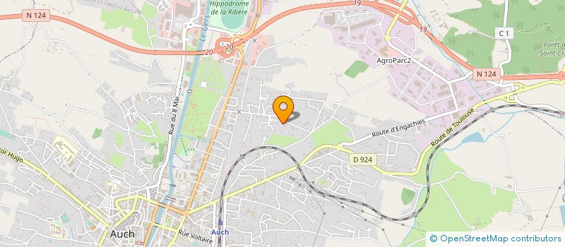 localisation de l'entreprise LEPACHA  AUCH