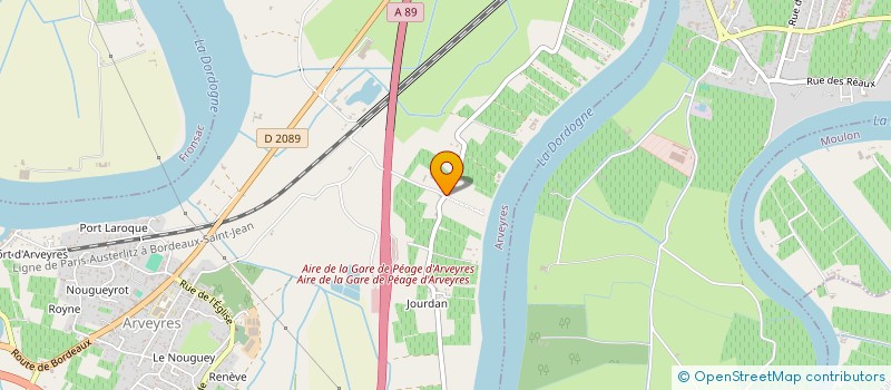 localisation de l'entreprise LEPADOGASTER  BONZAC