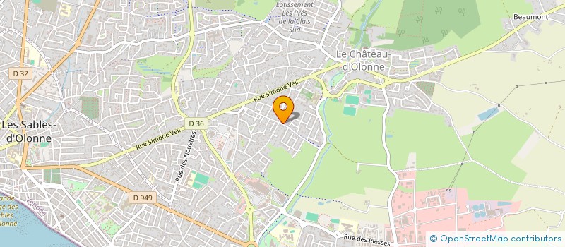 localisation de l'entreprise LEPAFRIMMO à LES SABLES-D'OLONNE