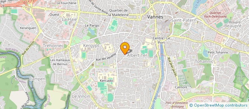 localisation de l'entreprise LEPAGA à VANNES