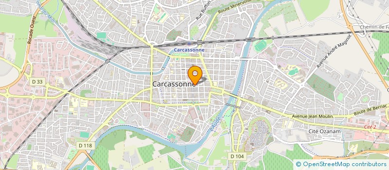 localisation de l'entreprise LEPAGALY à CARCASSONNE