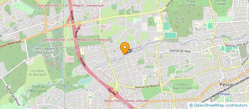 localisation de l'entreprise LEPAGE  MERIGNAC