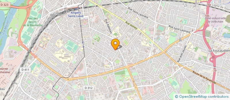 localisation de l'entreprise LEPAGE BEDIER à ANGERS