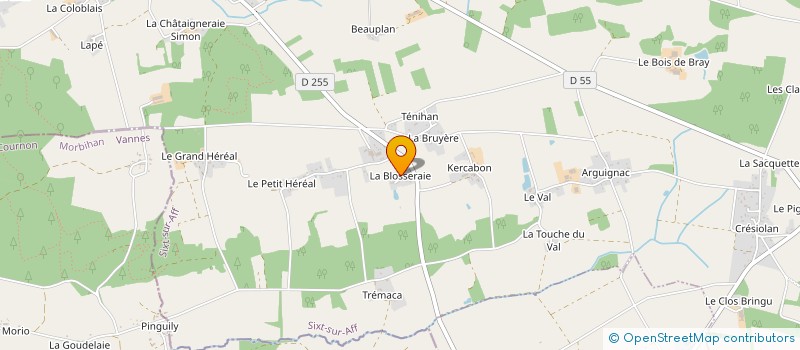 localisation de l'entreprise LEPAGE BERNARD  SIXT-SUR-AFF