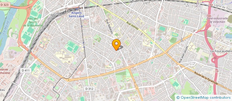 localisation de l'entreprise LEPAGE INVEST à ANGERS