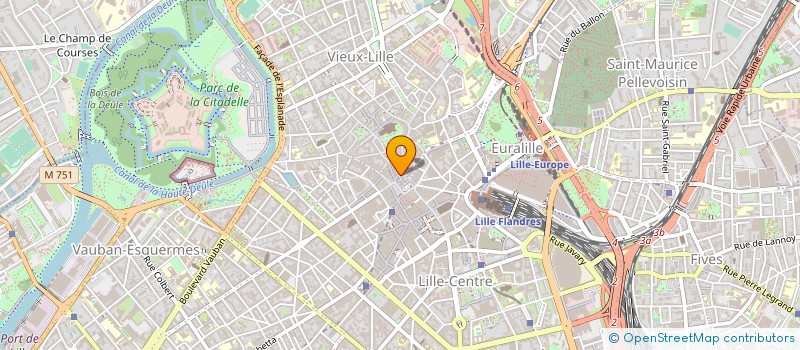 localisation de l'entreprise LEPAGE THL à LILLE