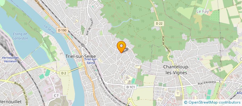 localisation de l'entreprise LEPAISANT IMMO  TRIEL-SUR-SEINE