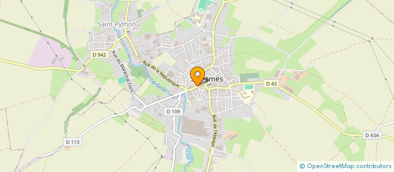 localisation de l'entreprise LEPALEX IMMO  SOLESMES