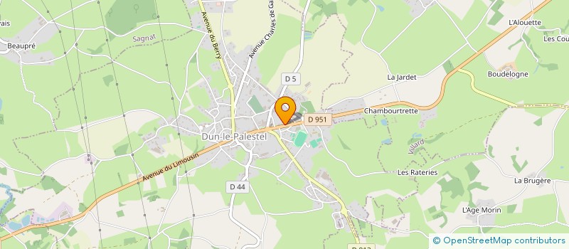 localisation de l'entreprise LEPARD FRANCE à DUN-LE-PALESTEL