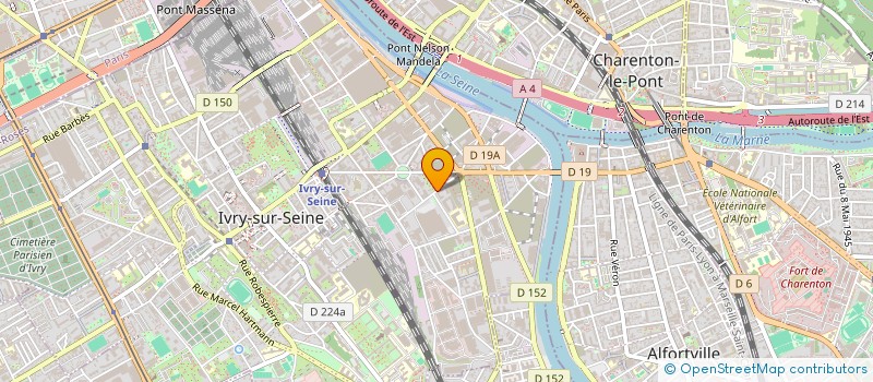 localisation de l'entreprise LEPARK à IVRY-SUR-SEINE