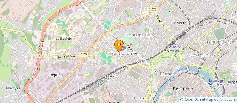 localisation de l'entreprise LEPAUL FINANCIER à BESANCON