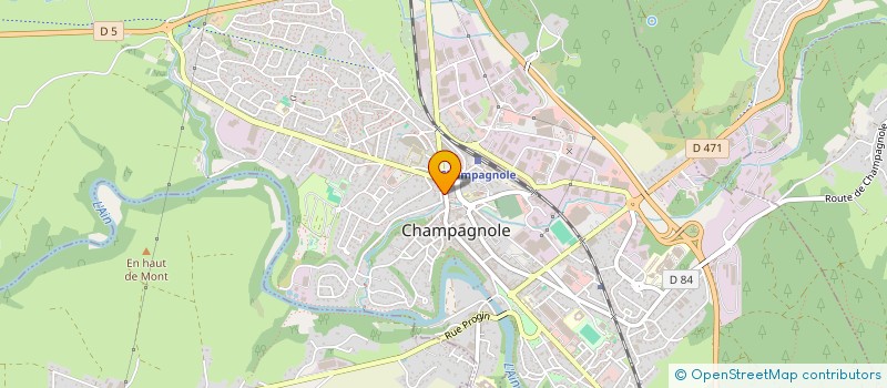 localisation de l'entreprise LEPAVE DE PAIN à CHAMPAGNOLE