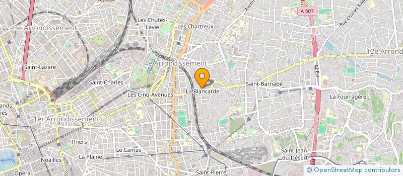 localisation de l'entreprise LEPC(LEROY ELECTRICITE PLOMBERIE CONSTR) à MARSEILLE