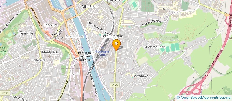 localisation de l'entreprise LEPECUCHELLE à BOULOGNE-SUR-MER