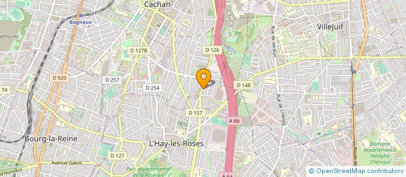 localisation de l'entreprise LEPELLETIER ARCHITECTURE  TRAPPES