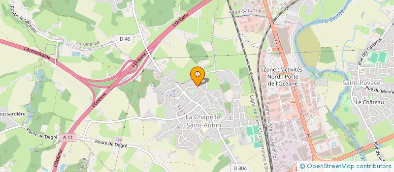 localisation de l'entreprise LEPELLETIER & CO  LA CHAPELLE-SAINT-AUBIN