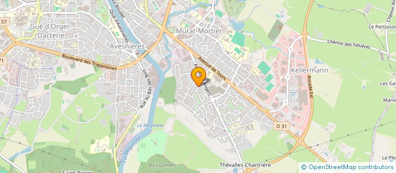 localisation de l'entreprise LEPENNETIER TANGUY à LAVAL