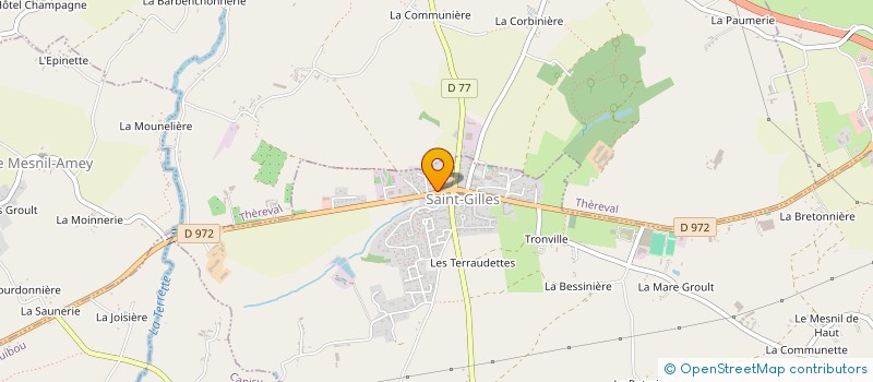 localisation de l'entreprise LEPERE  SAINT-GILLES