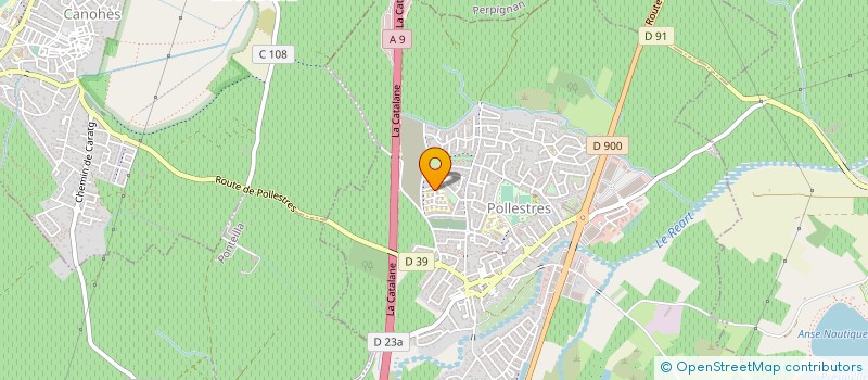 localisation de l'entreprise LEPERS  POLLESTRES