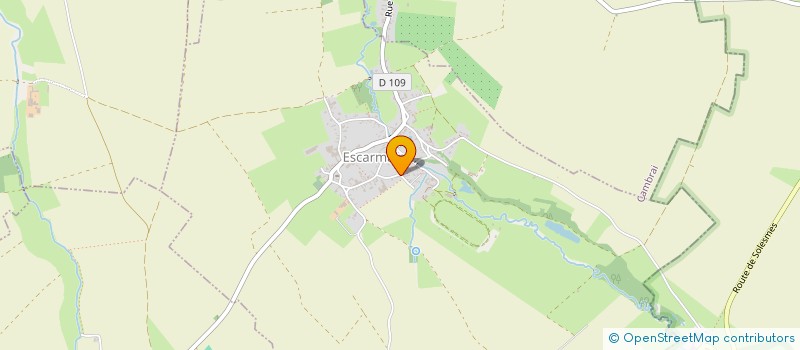 localisation de l'entreprise LEPERSTREL à ESCARMAIN