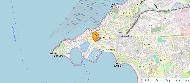 localisation de l'entreprise LEPESQUEUX LOISIRS à GRANVILLE