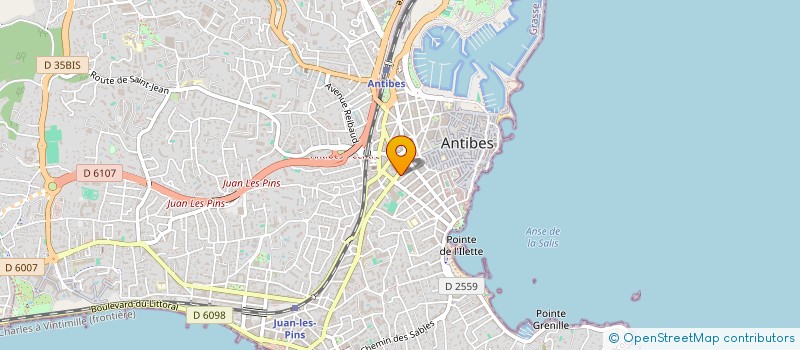 localisation de l'entreprise LEPETIT à ANTIBES