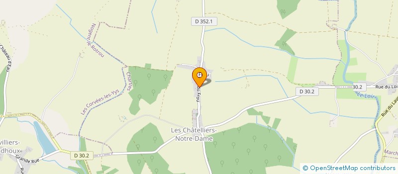 localisation de l'entreprise LEPETIT ELEC à LES CHATELLIERS-NOTRE-DAME