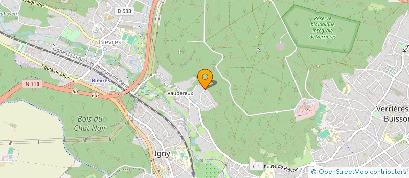 localisation de l'entreprise LEPETIT VAUPEREUX à VERRIERES LE BUISSON