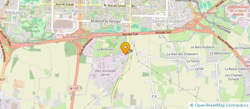 localisation de l'entreprise LEPHIGE  NOYAL-CHATILLON-SUR-SEICHE