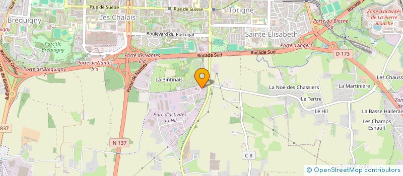 localisation de l'entreprise LEPHIGE NANTES  NOYAL-CHATILLON-SUR-SEICHE