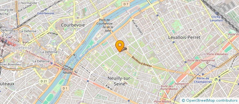 localisation de l'entreprise LEPICH à NEUILLY-SUR-SEINE