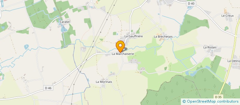localisation de l'entreprise LEPICIER FRERES à CHATEAUBRIANT