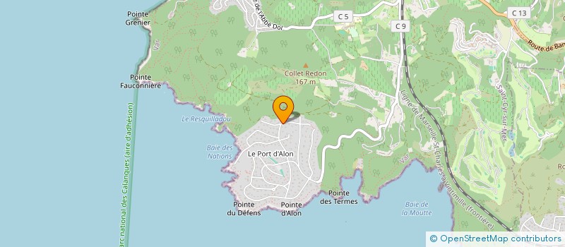 localisation de l'entreprise LEPICOBA à SAINT-CYR-SUR-MER