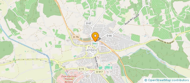 localisation de l'entreprise LEPIDUS  LAMBESC