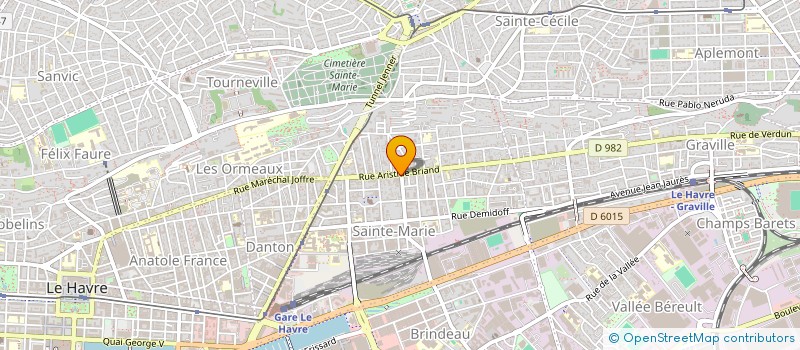 localisation de l'entreprise LEPILLEUR à LE HAVRE