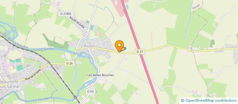 localisation de l'entreprise LEPINAY CREATION DECOR  VIVOIN